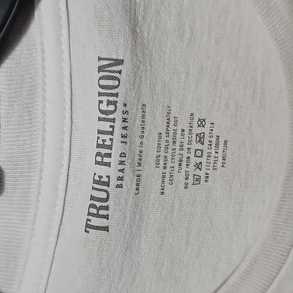 True Religion Graphic Tee Shirt Size Large NWT - Picture 4 of 6